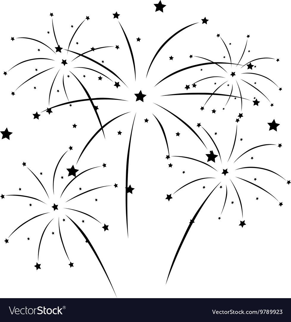 Трафареты для рисования салюта для детей