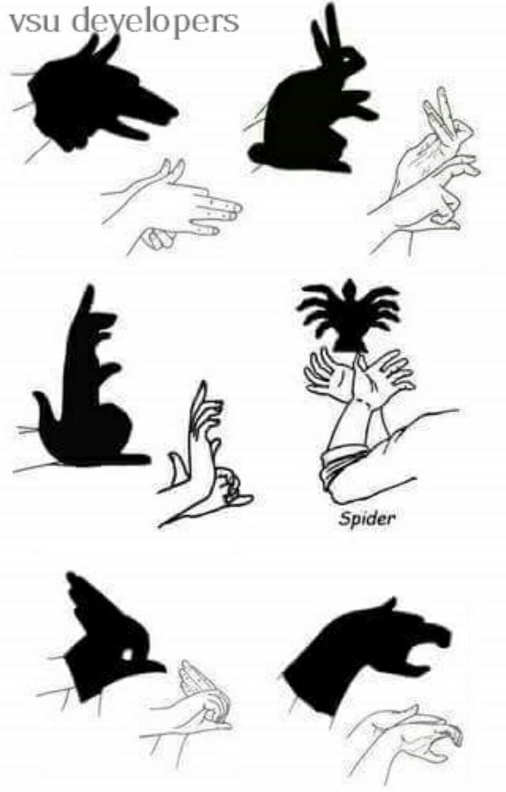 Игра теней руками