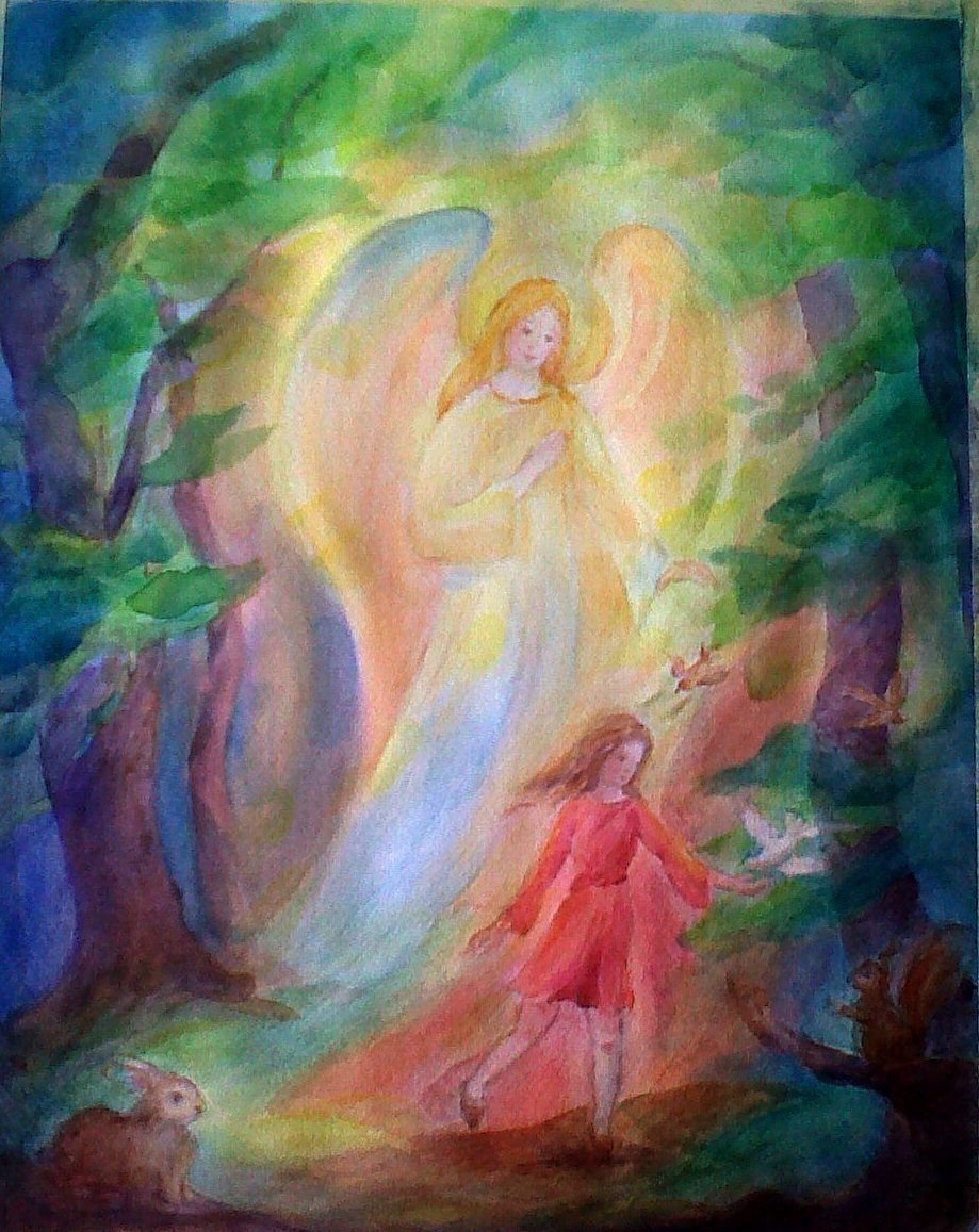 Вальдорф живопись ангелов
