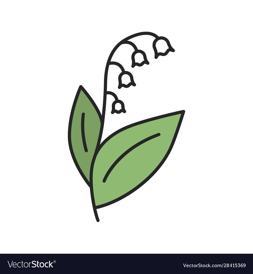 Ландыши силуэт