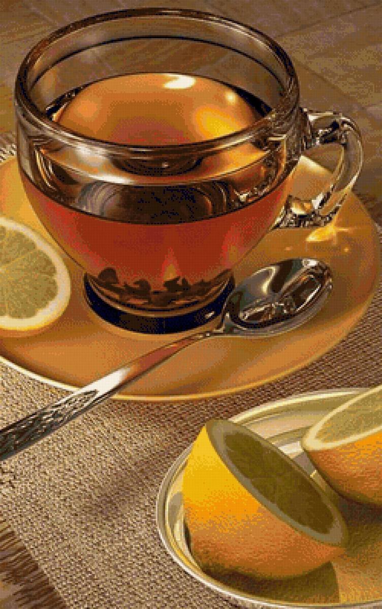 Чай с лимоном