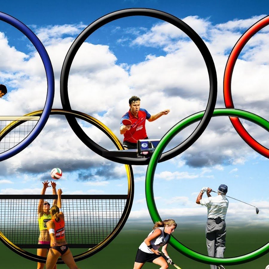 Спортивный коллаж для детского сада