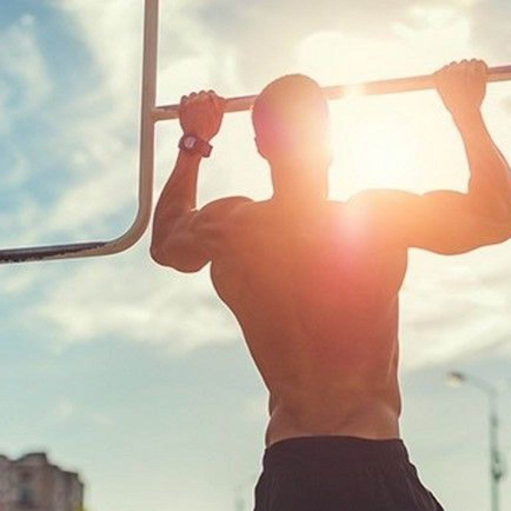 Спина спортсмена