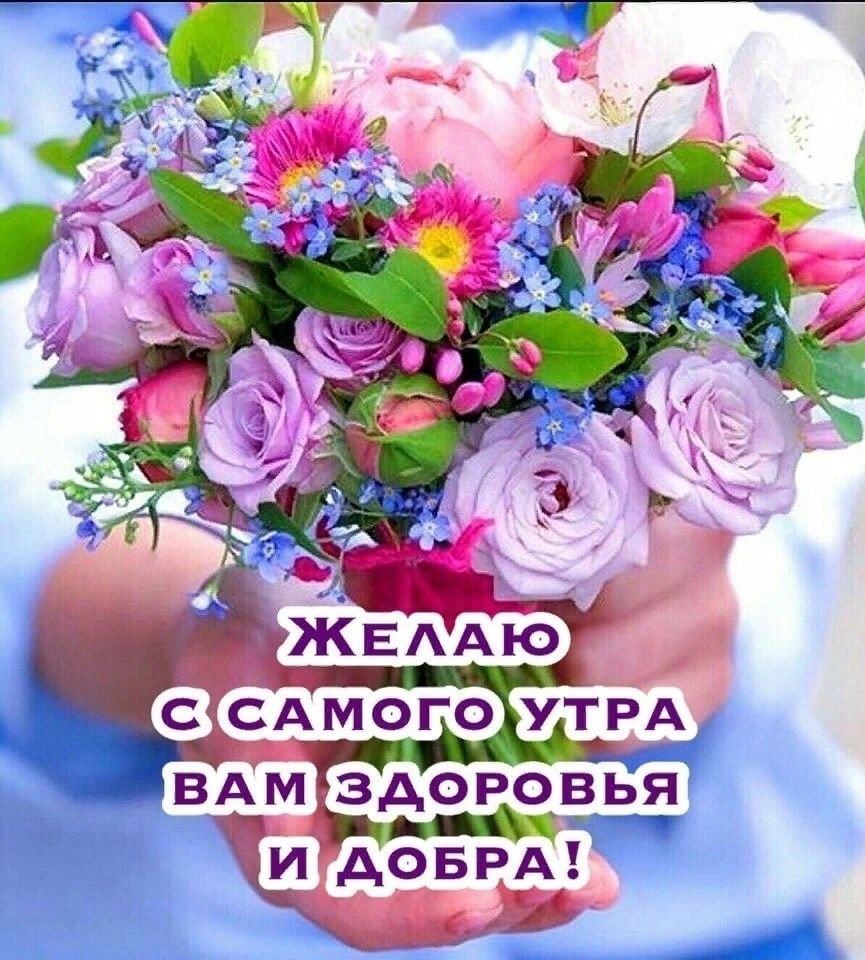 Я желаю вам доброго утра