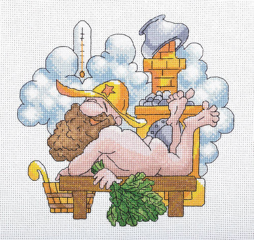 Вышивка крестом Панна баня