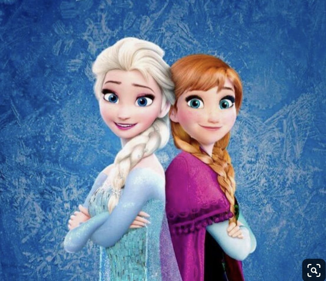 Elsa and Anna Art