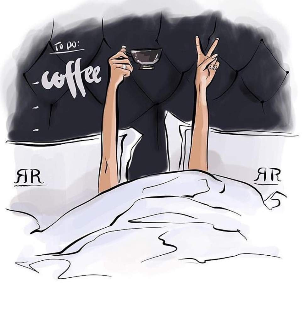 Маникюр кофе