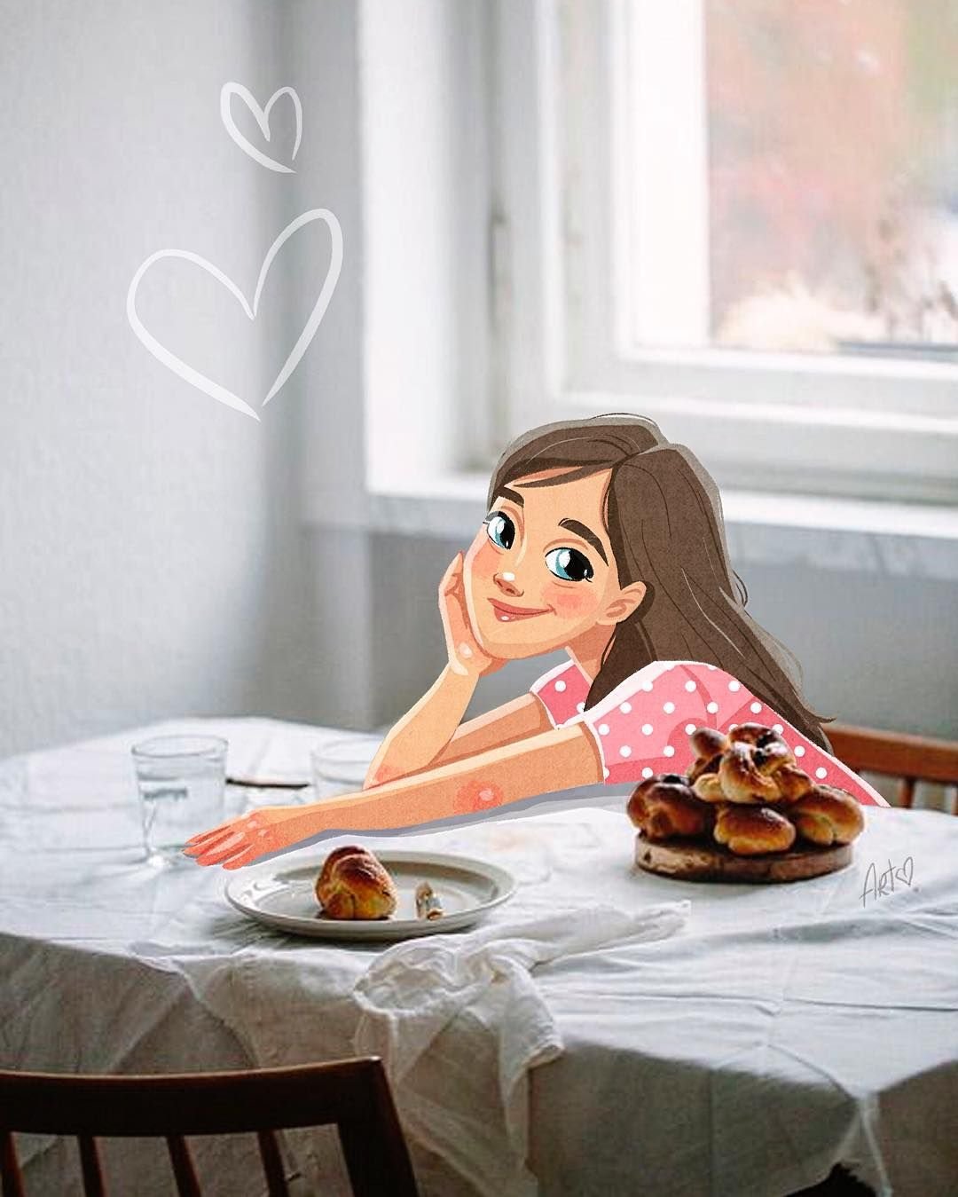 Ноги и кофе