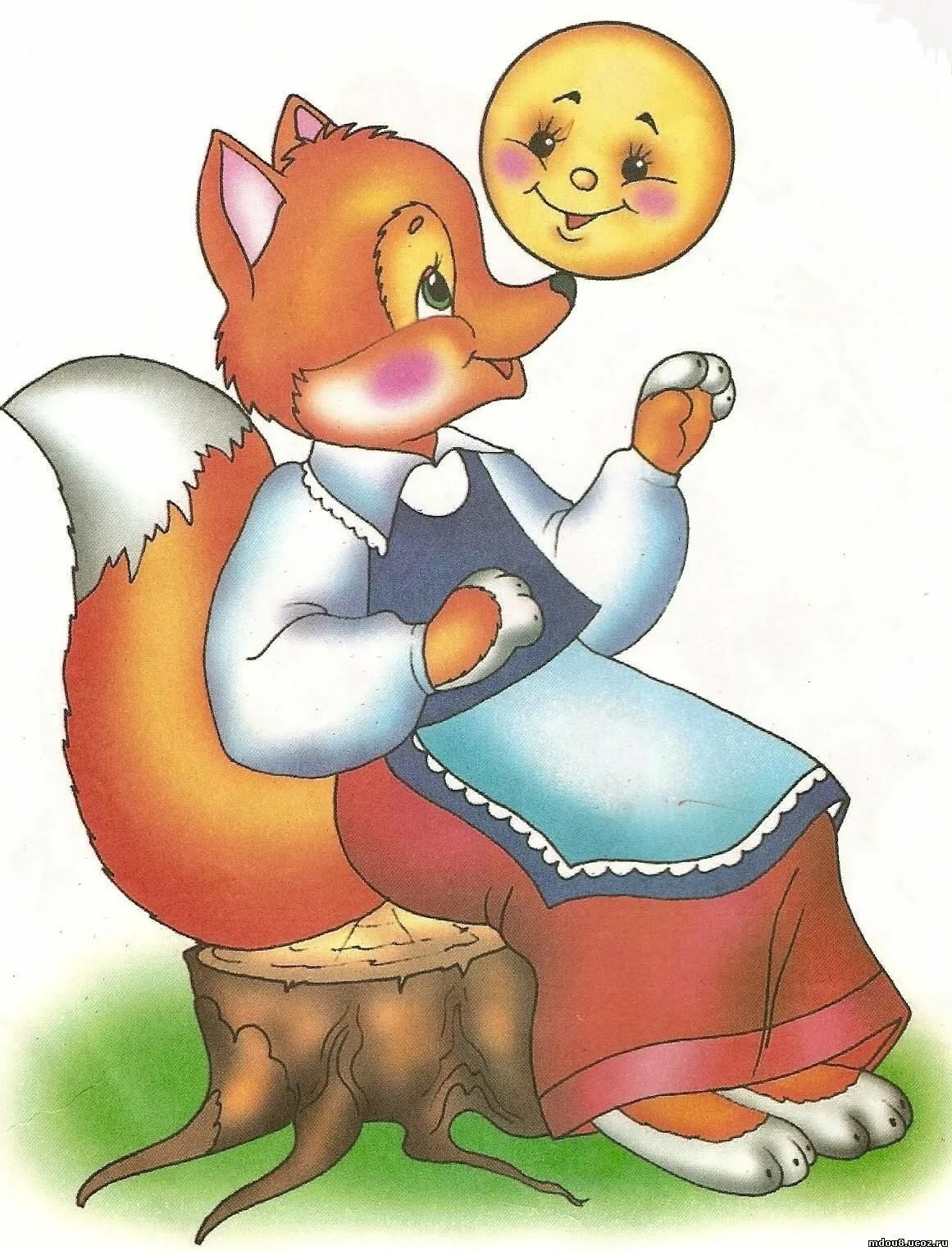 Колобок иллюстрации