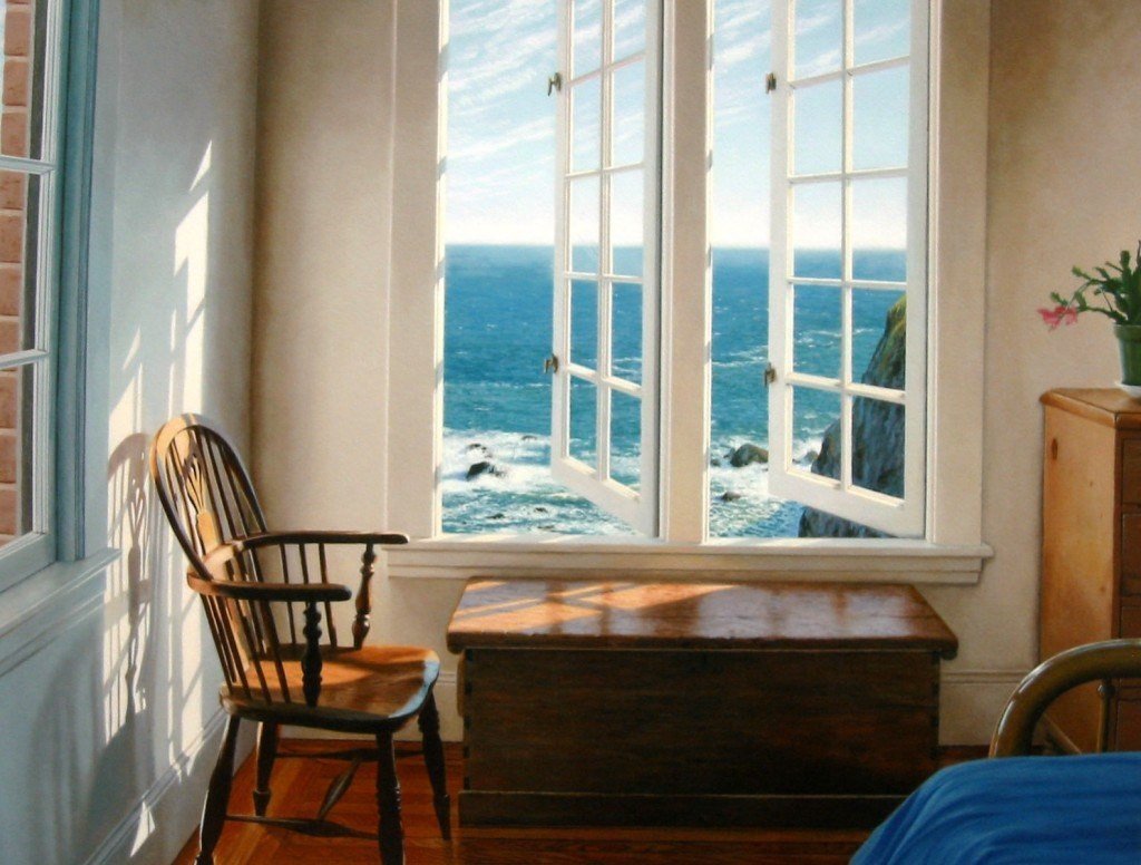 Окно с красивым видом