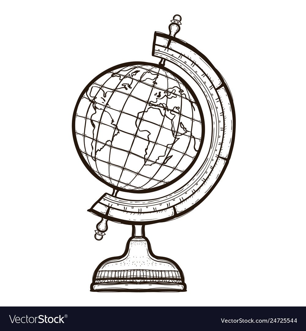 Контур Глобус для детей на прозрачном