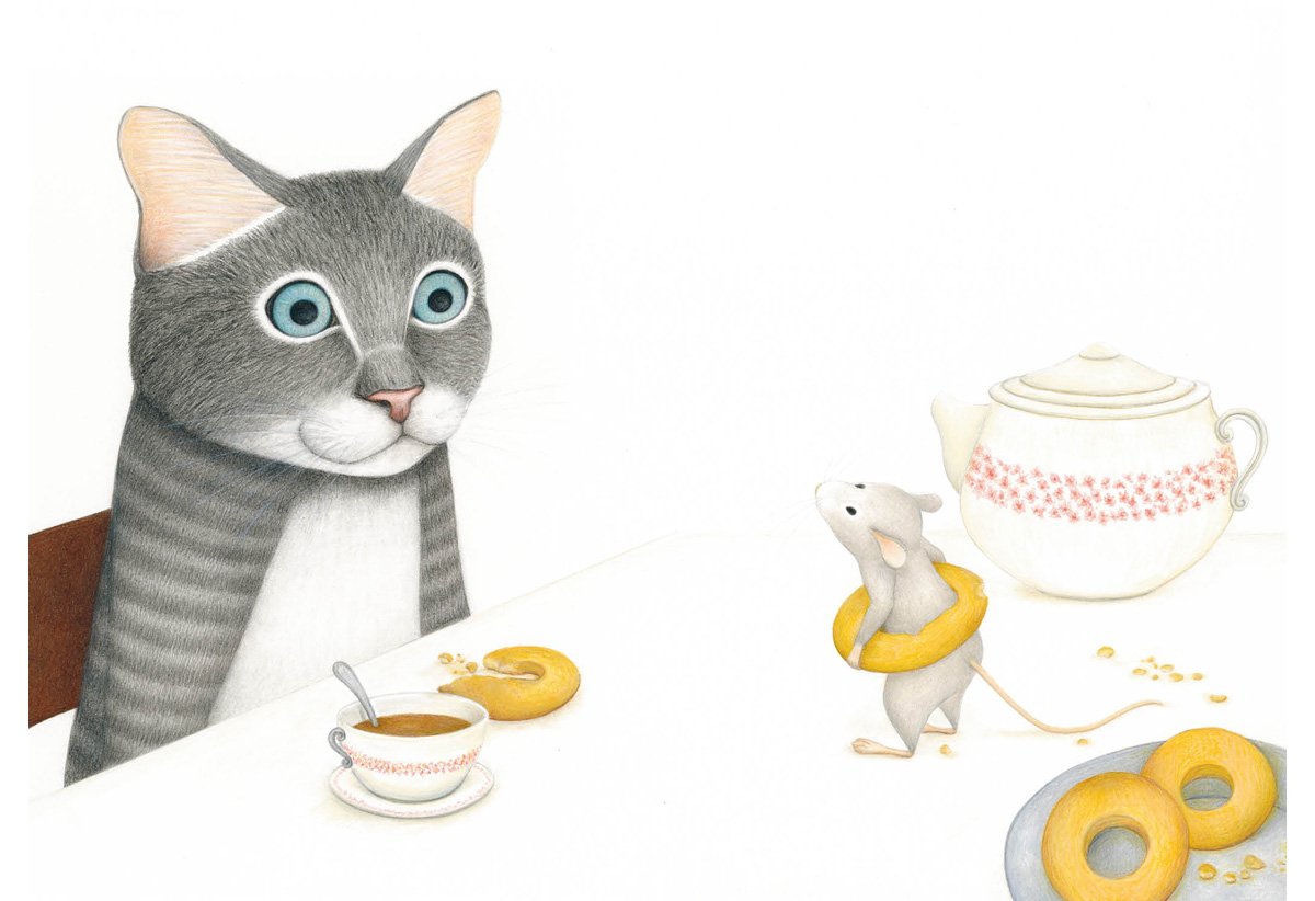 Полосатый кот и Таинственная мышь