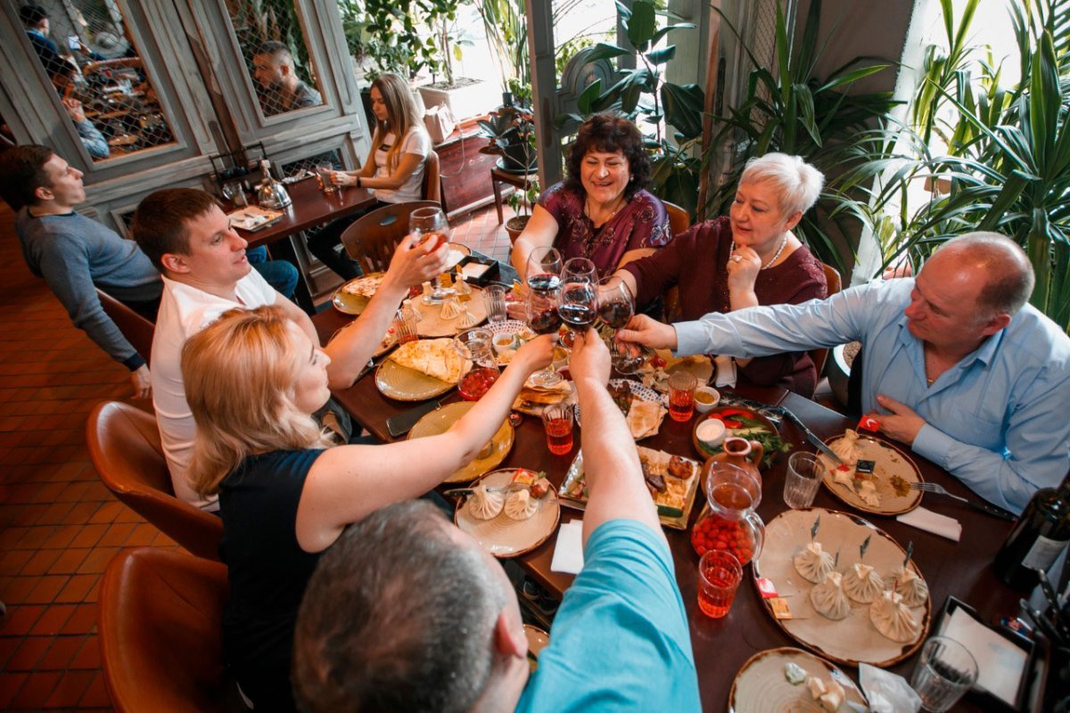 Застолье в России