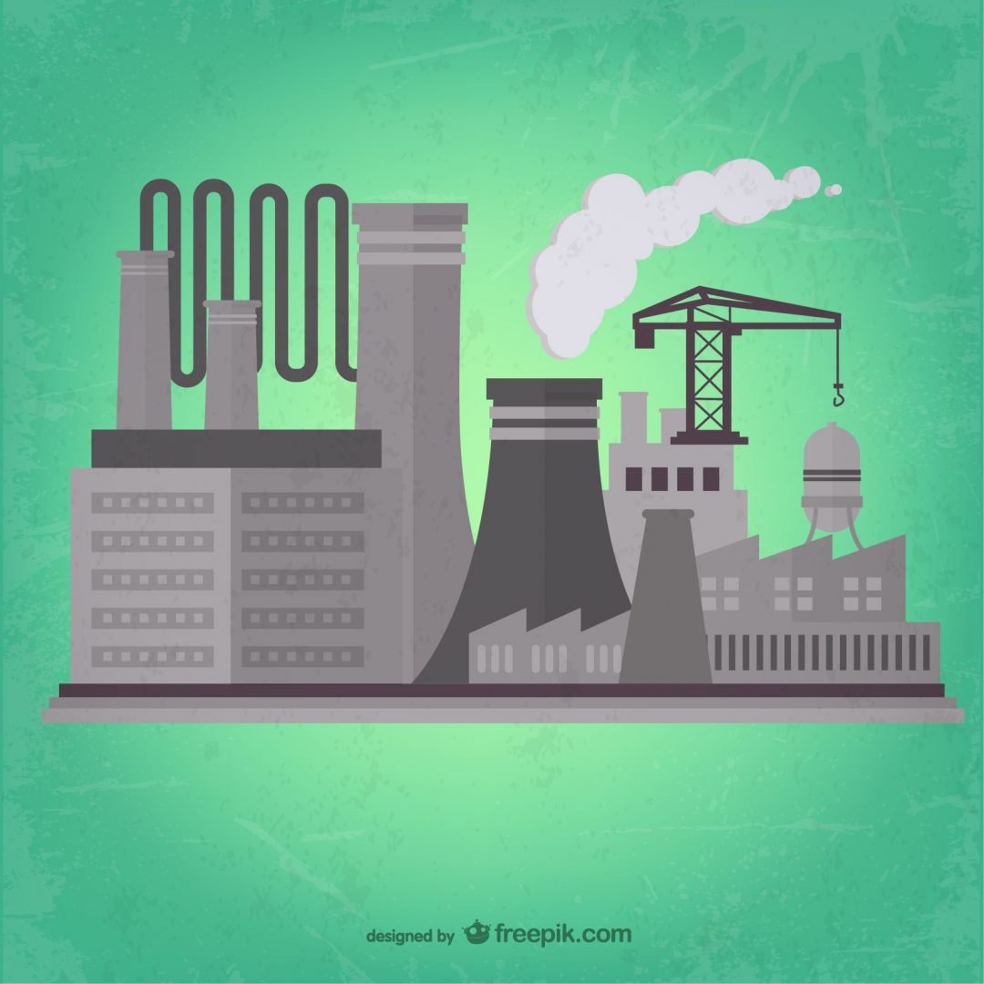 Завод векторное изображение