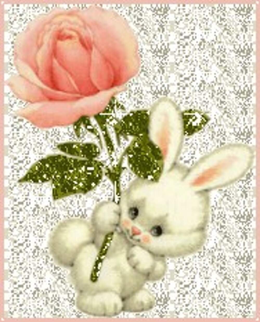 Надпись зайчик