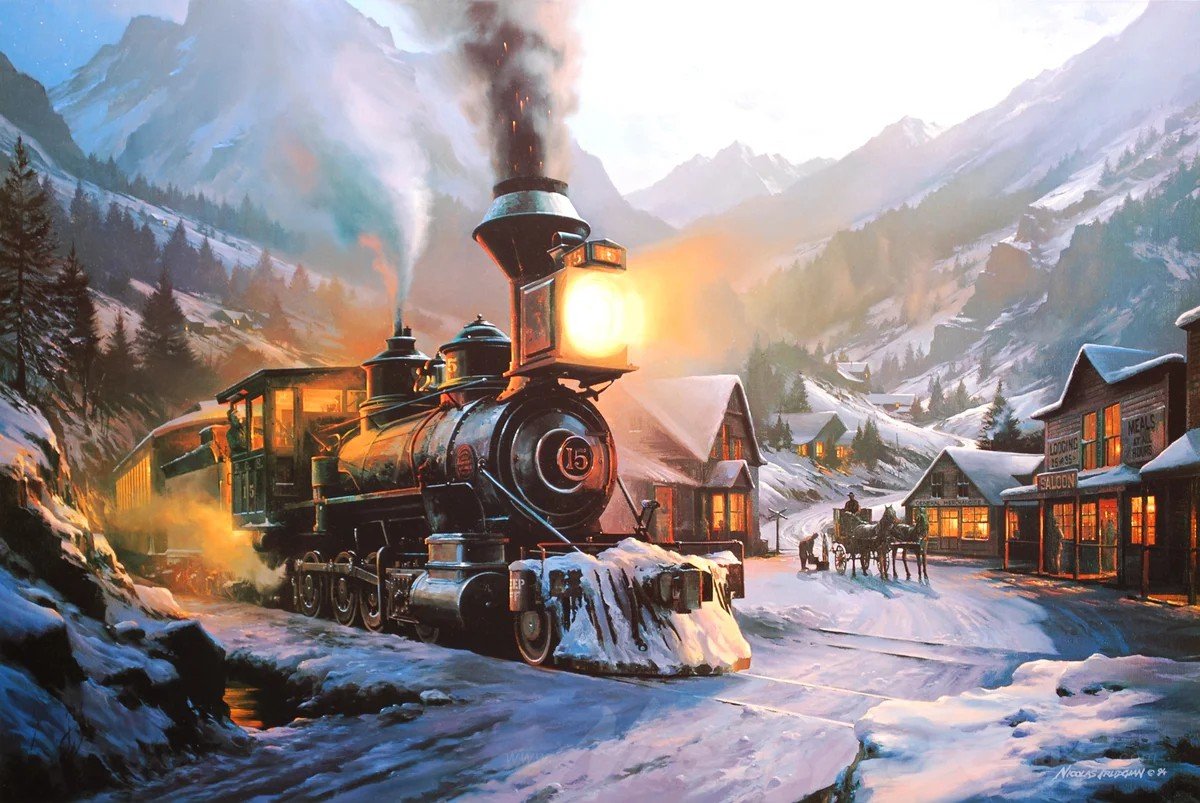 Полярный экспресс паровоз Полярный экспресс Полярный экспресс