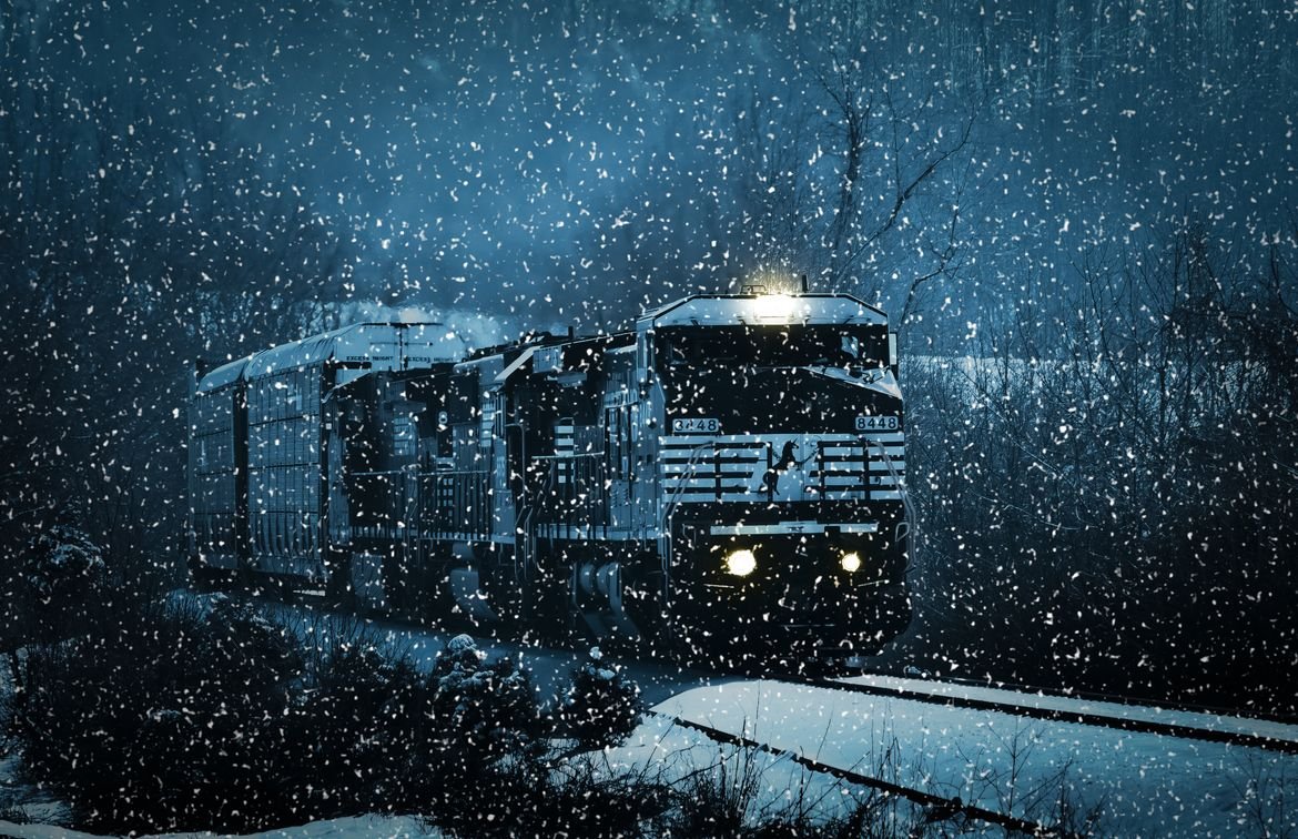 Поезд зимой