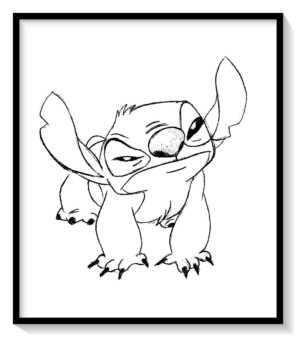 Лило и Стич раскраска