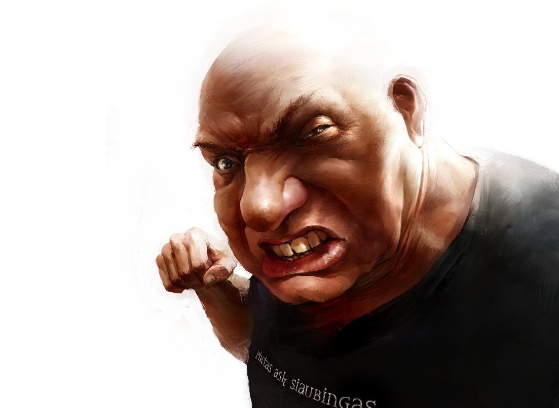 Мужчина обиделся