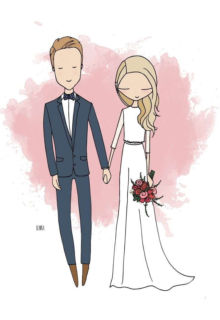 Жених и невеста картинки