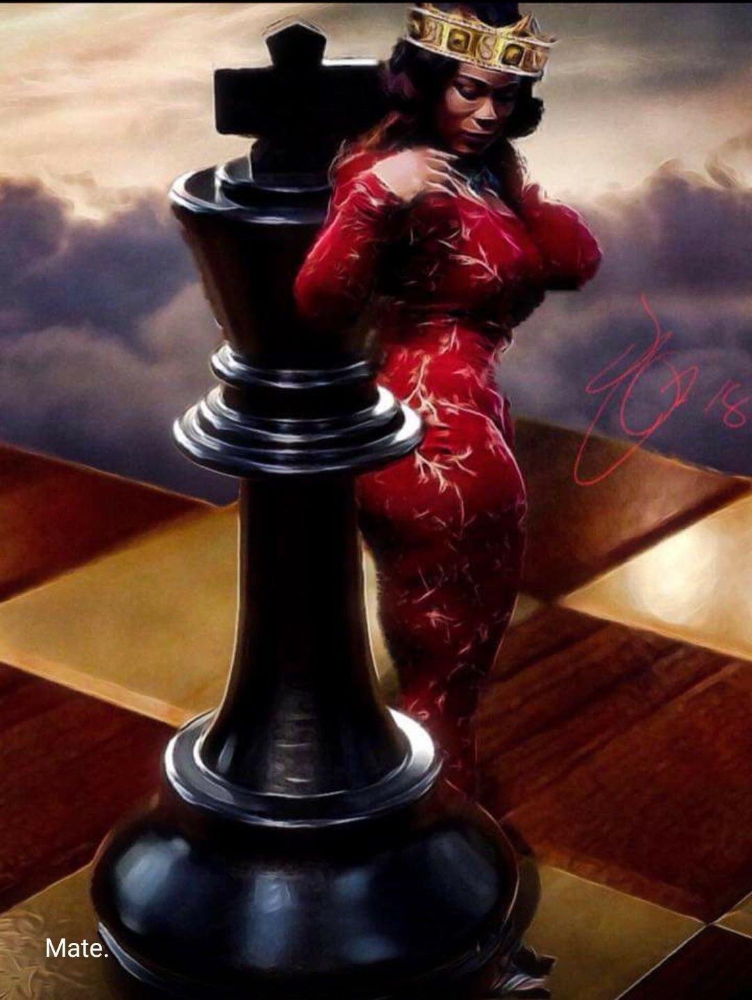 Шахматная Королева арт