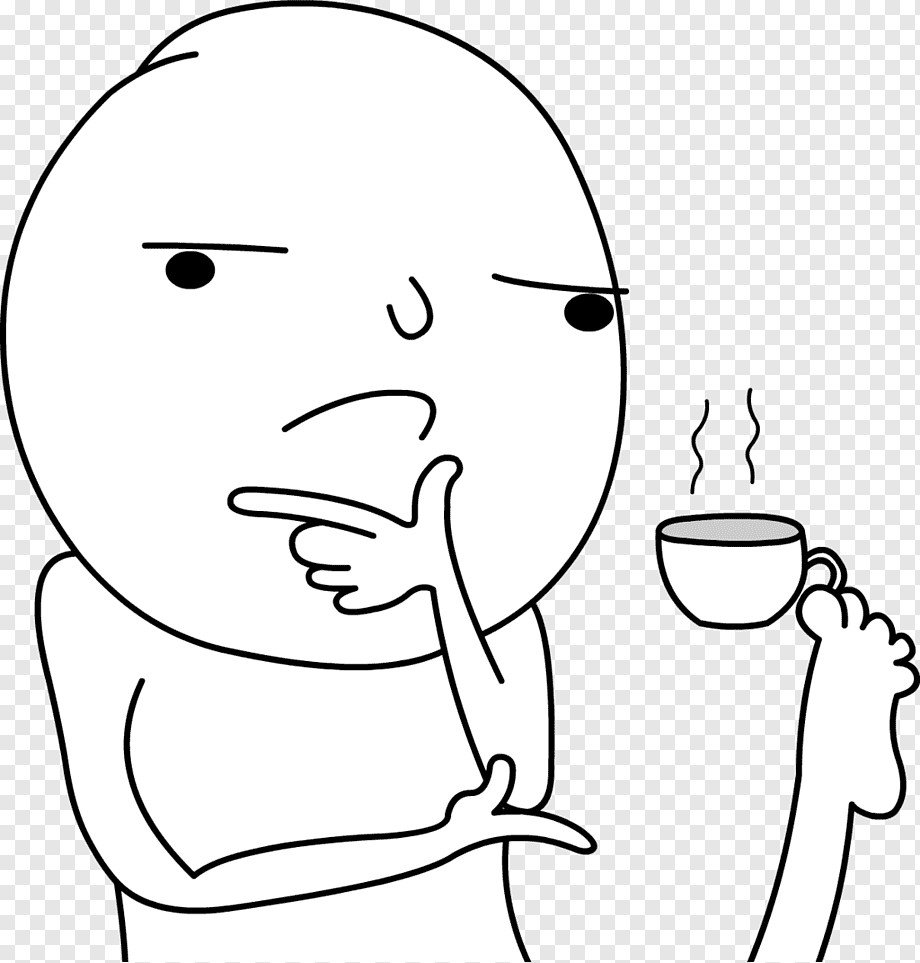 Задумался Мем