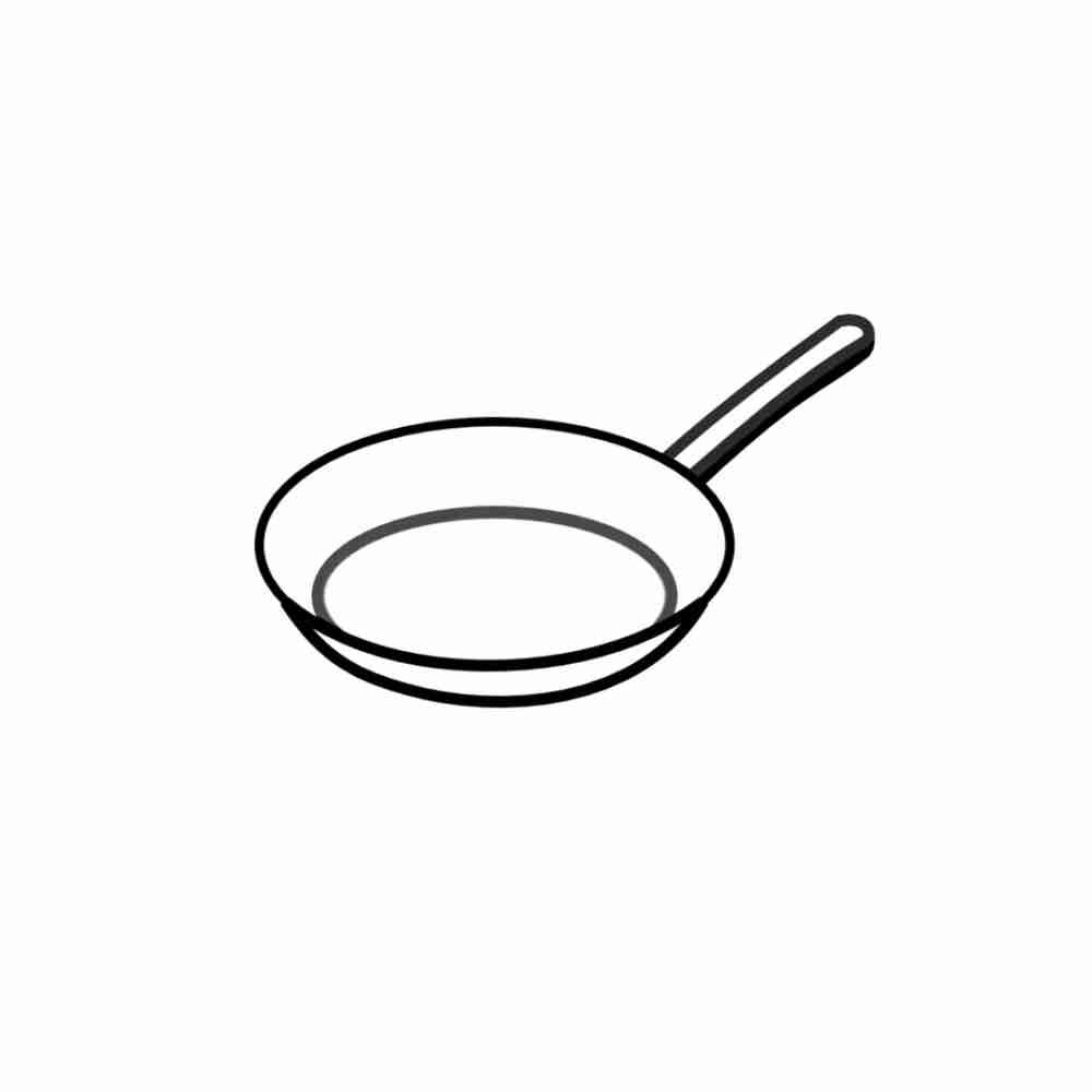 Сковородка раскраска