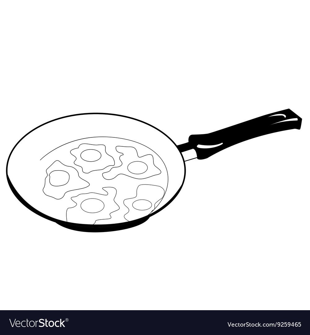 Сковорода карандашом