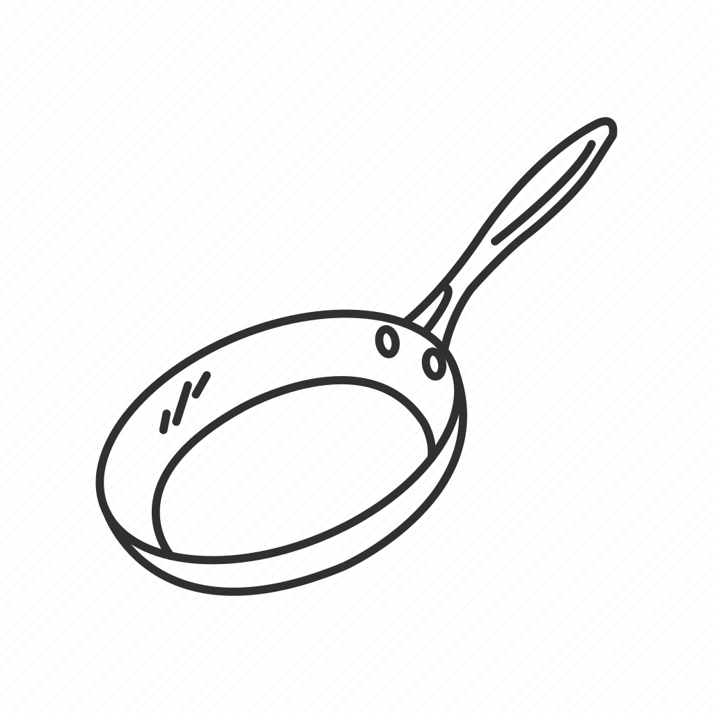 Сковорода раскраска