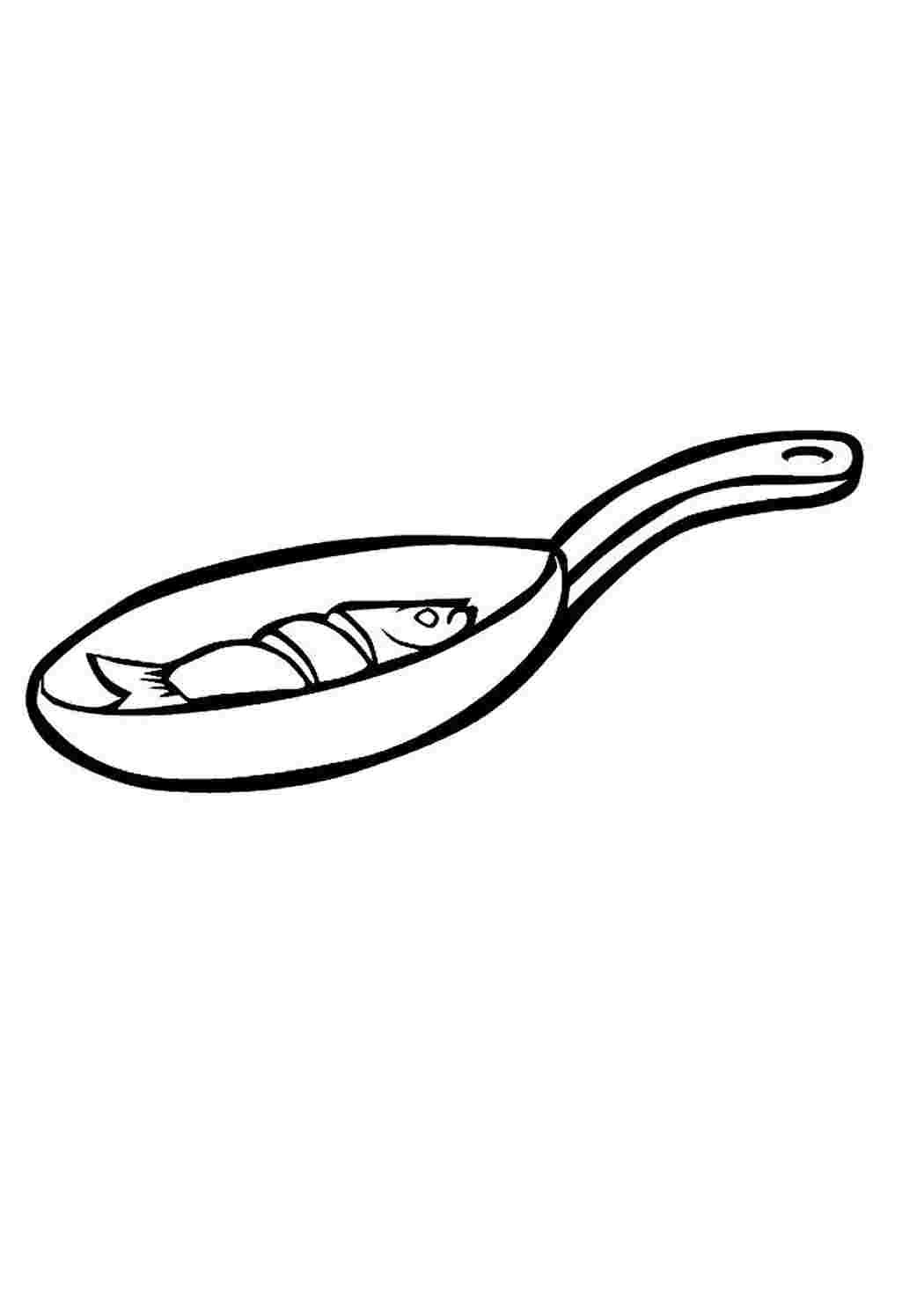 Сковородка горизонтально