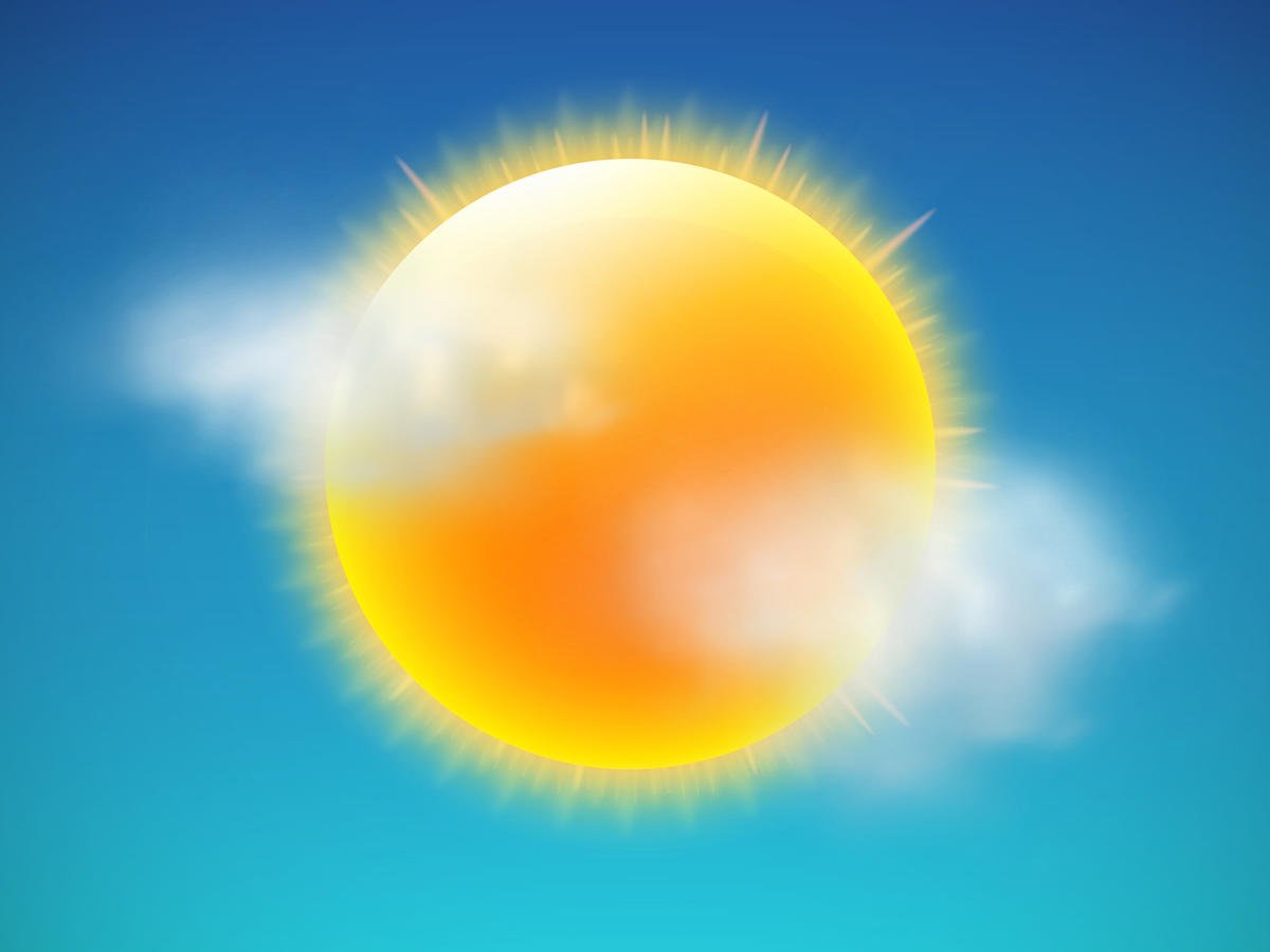 Солнечный круг небо вокруг рисунки детей