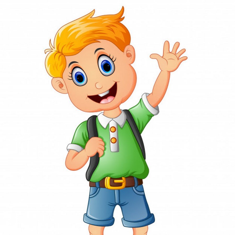 Мальчик здоровается