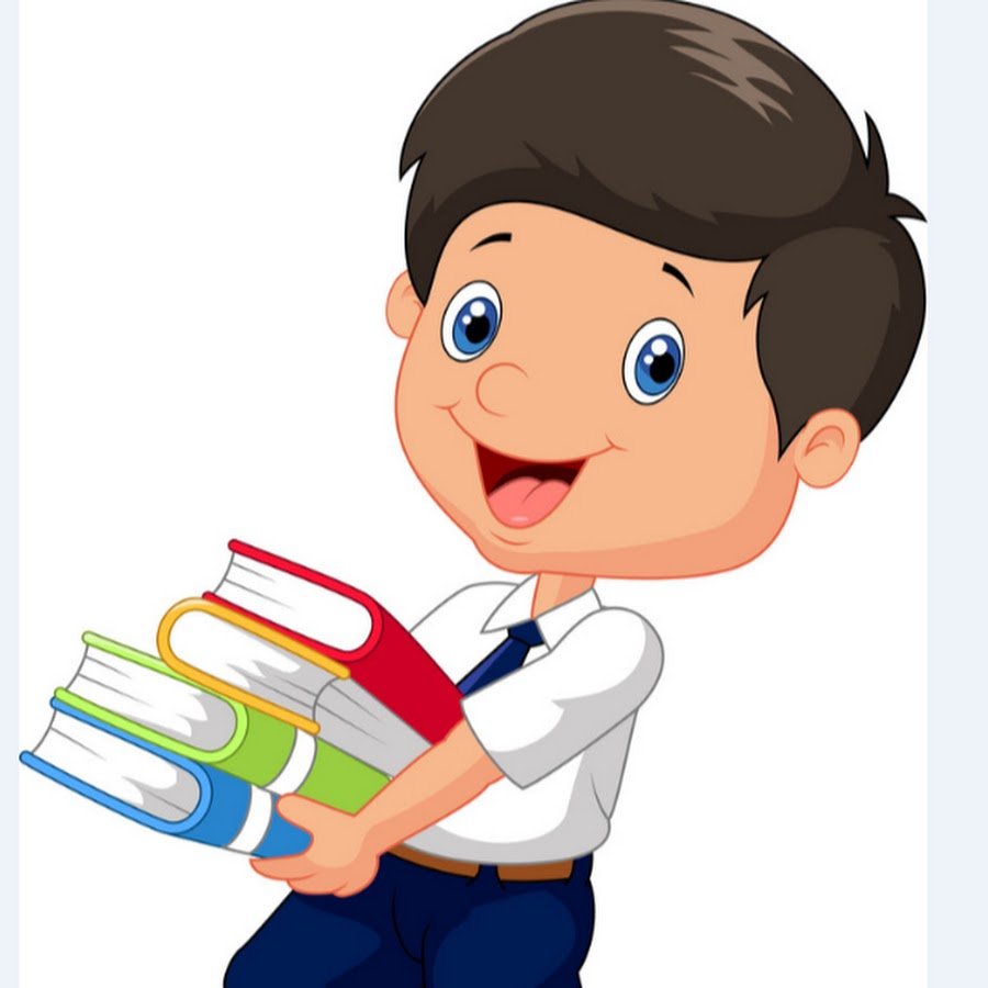 Мальчик школьник мультяшный