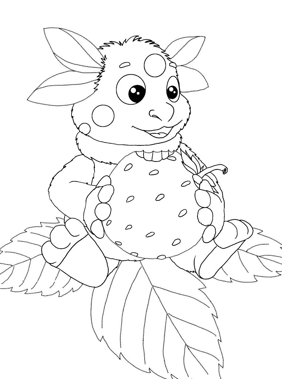 Лунтик нарисовать карандашом