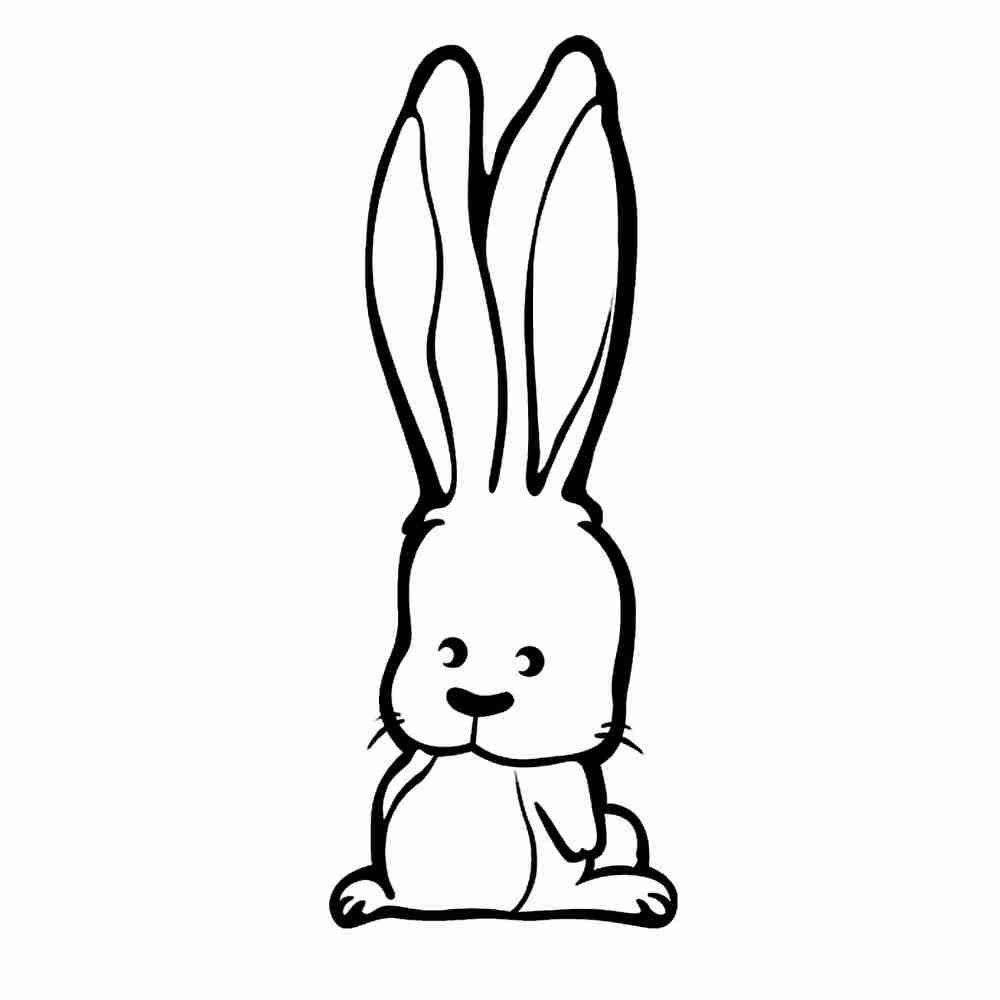 Зайчата. Раскраска