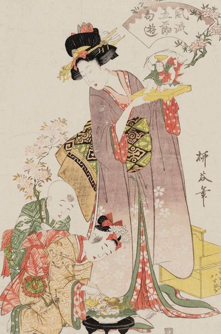 Укиё-э гейша