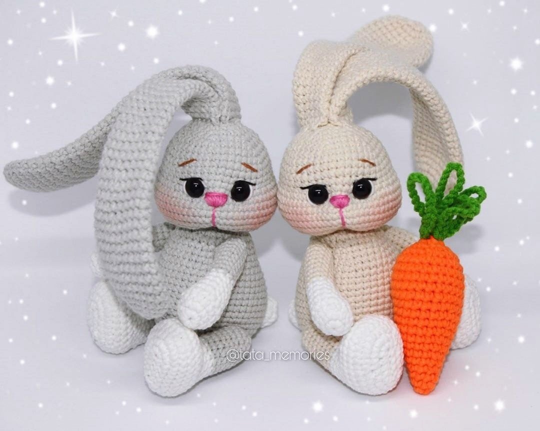 Заяц амигуруми МК