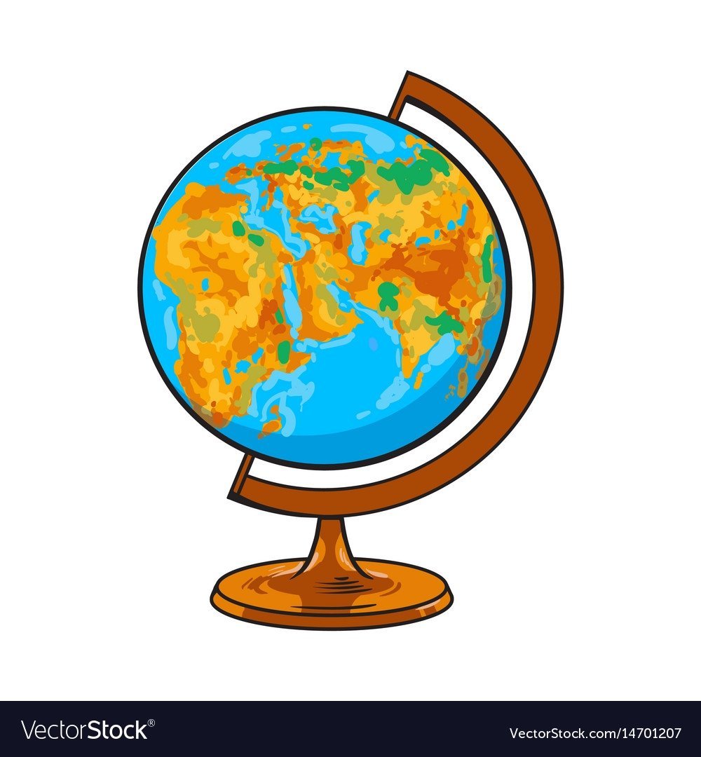 Глобус улыбается