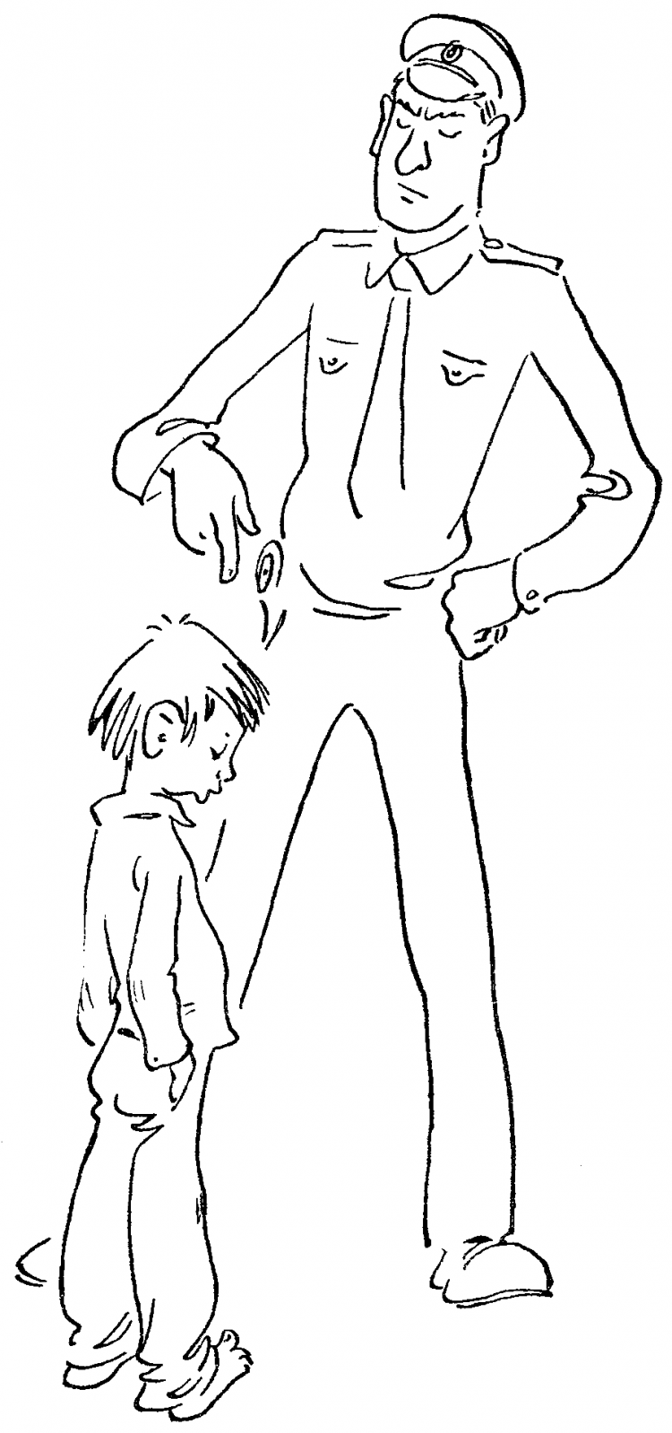 Раскраска моряк