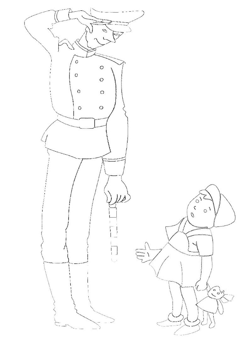 Михалков дядя Степа раскраска