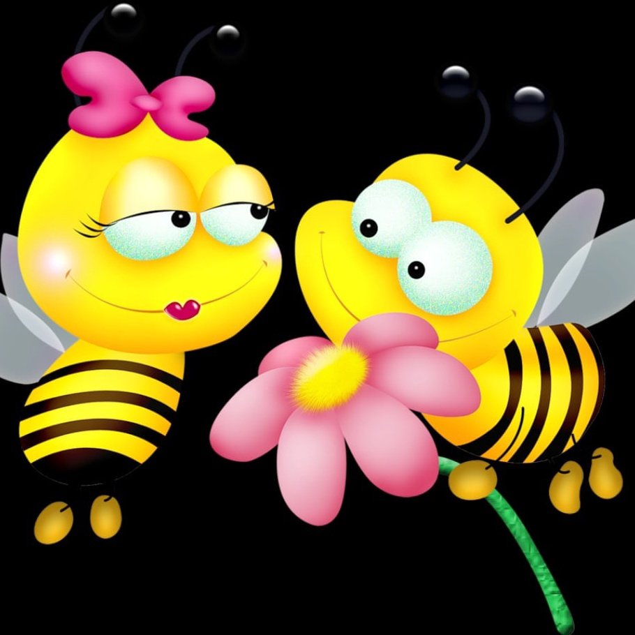 Смешная пчела