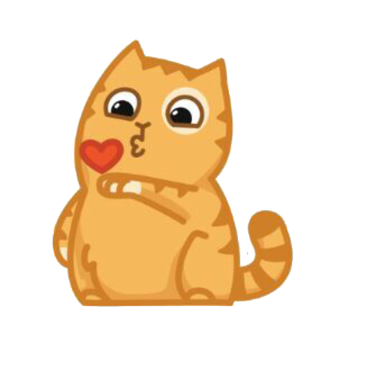 Кот улыбается