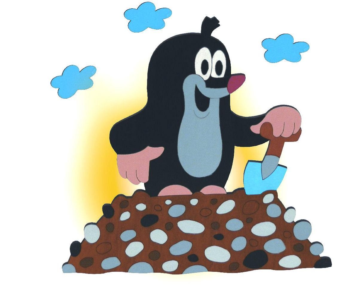 Крот без фона