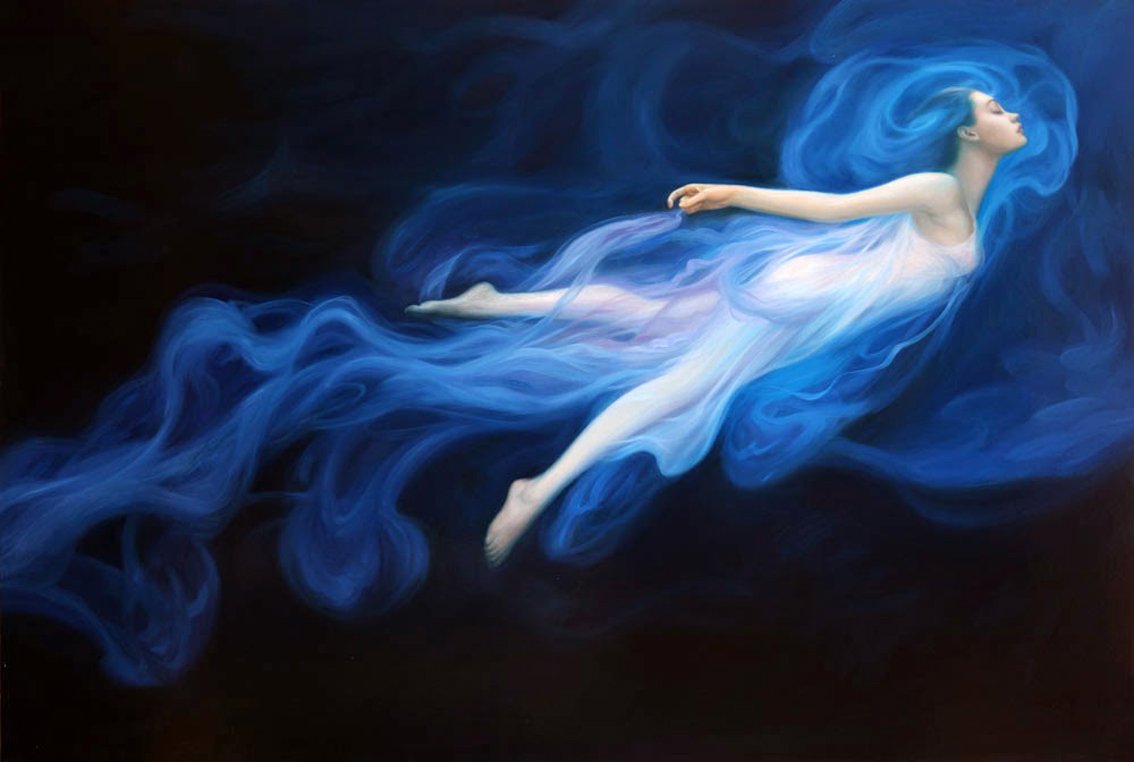 Девушка легкость в полете