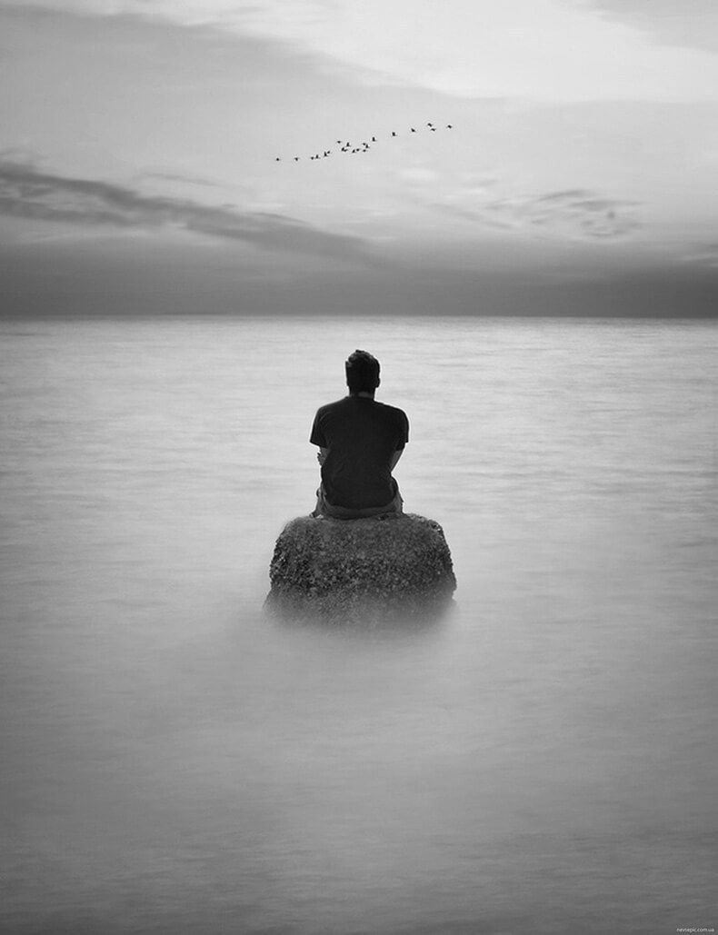 Черно белое одиночество