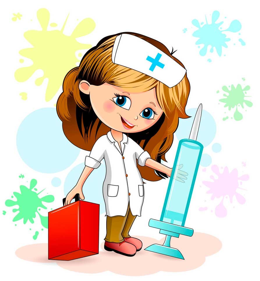 Медсестра мультяшная