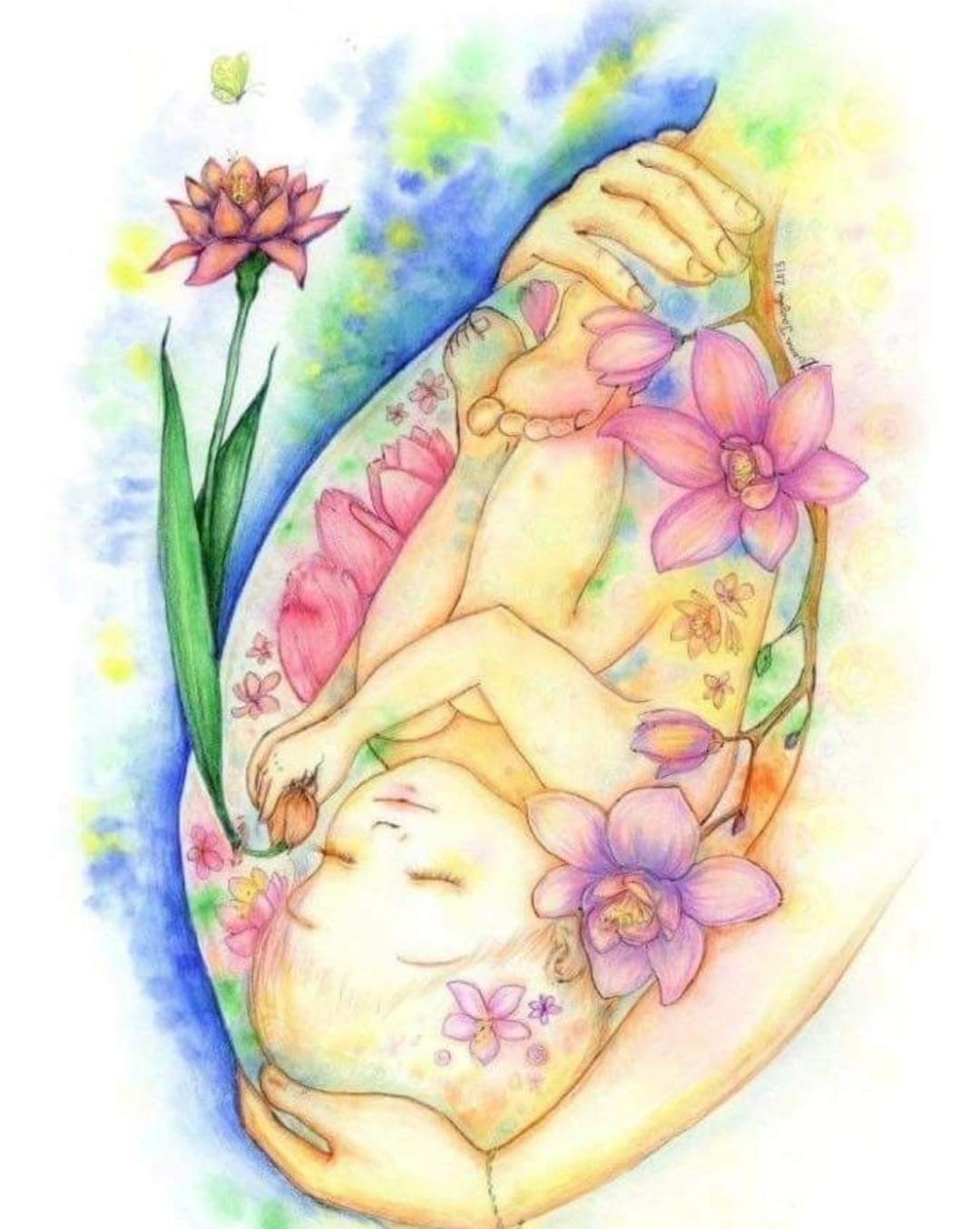 Беременность рисунок