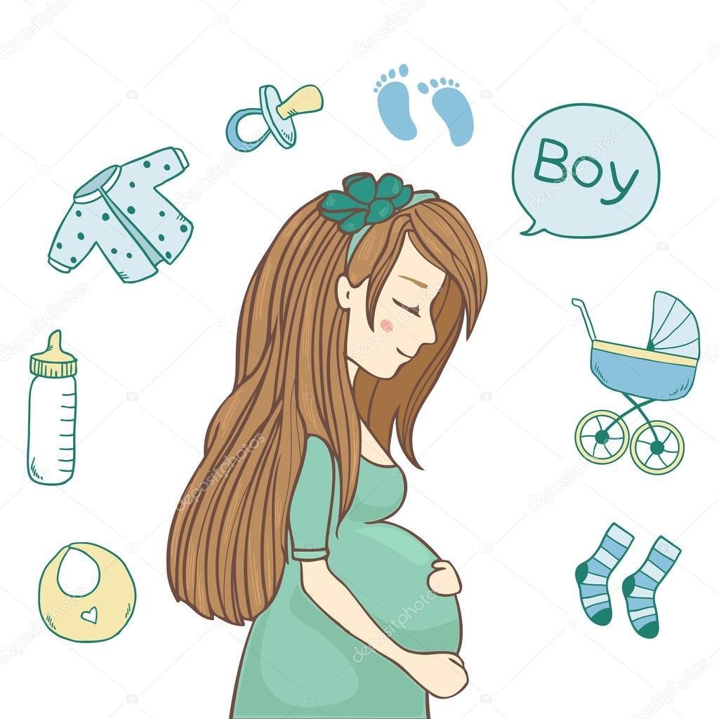 Рисунки на тему беременности