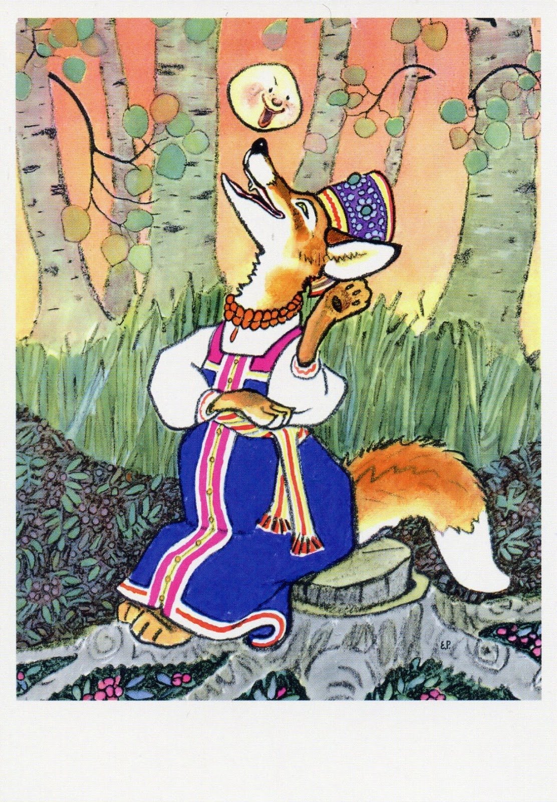 Белка и лиса