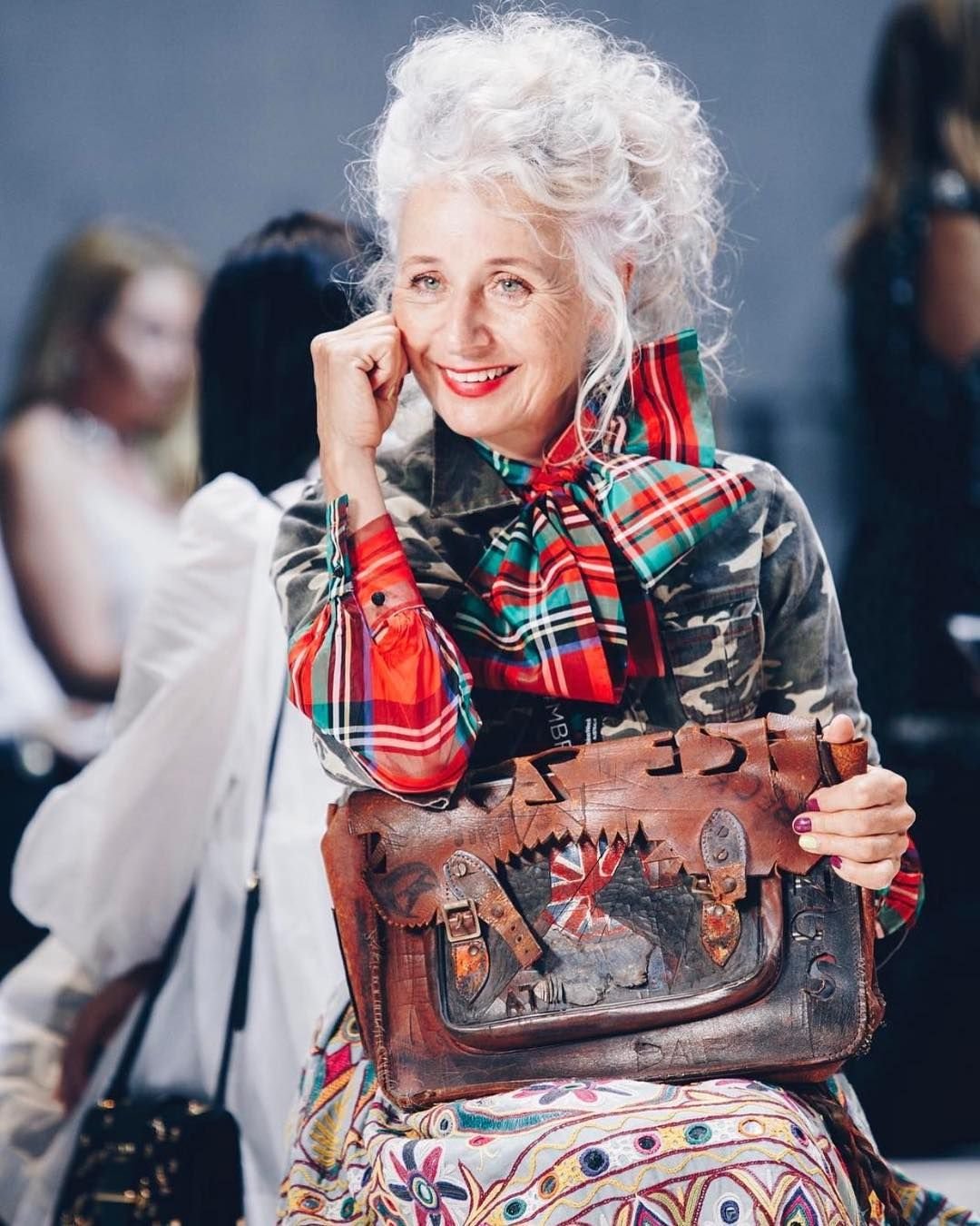 Сара Джейн Адамс 62-летняя икона стиля